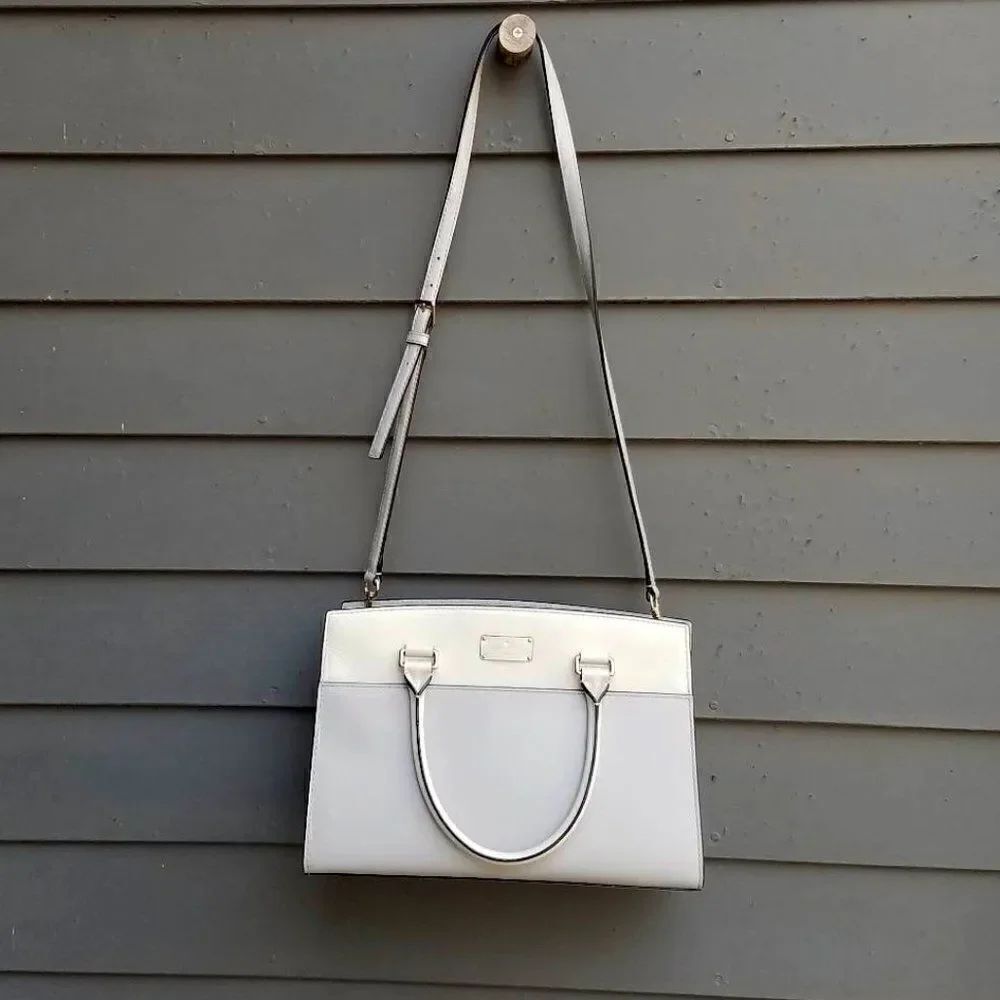 Iconic Kate Spade Gray Cameron Street Candace Leather Satchel
